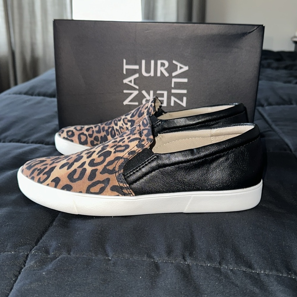 Cheetah Print Slip On Sneaker - Picture 4 of 11